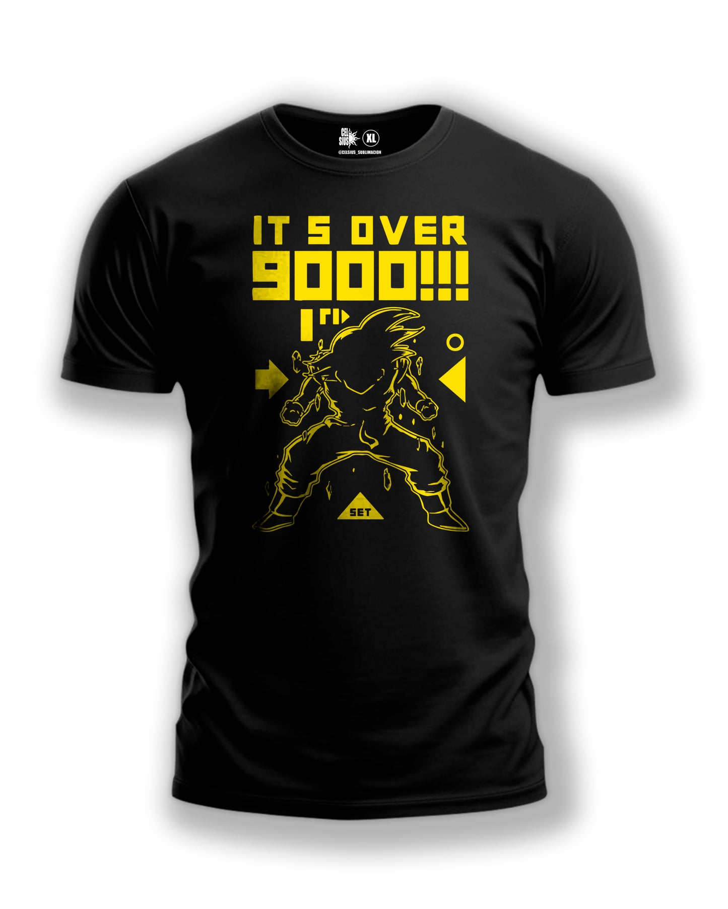 Polera DBZ - IT S OVER 9000