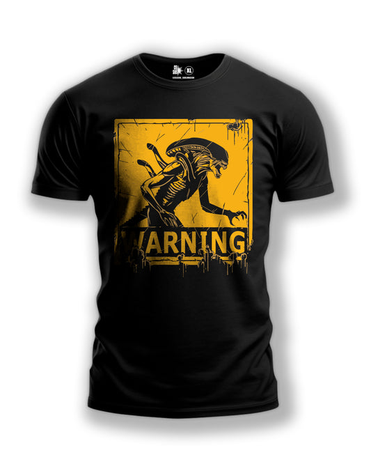 Polera ALIEN WARNING