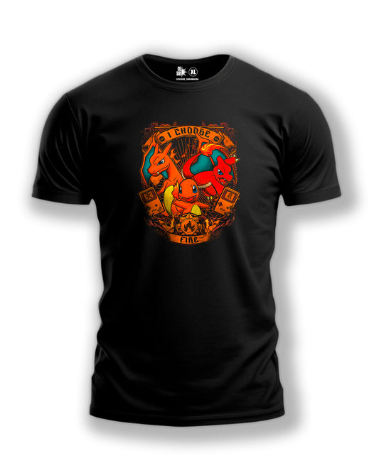 Polera  POKEMON - I CHOOSE FIRE